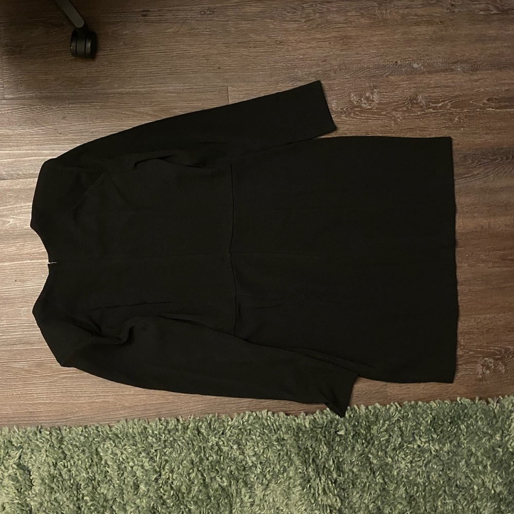 ASOS long sleeve pencil dress - black